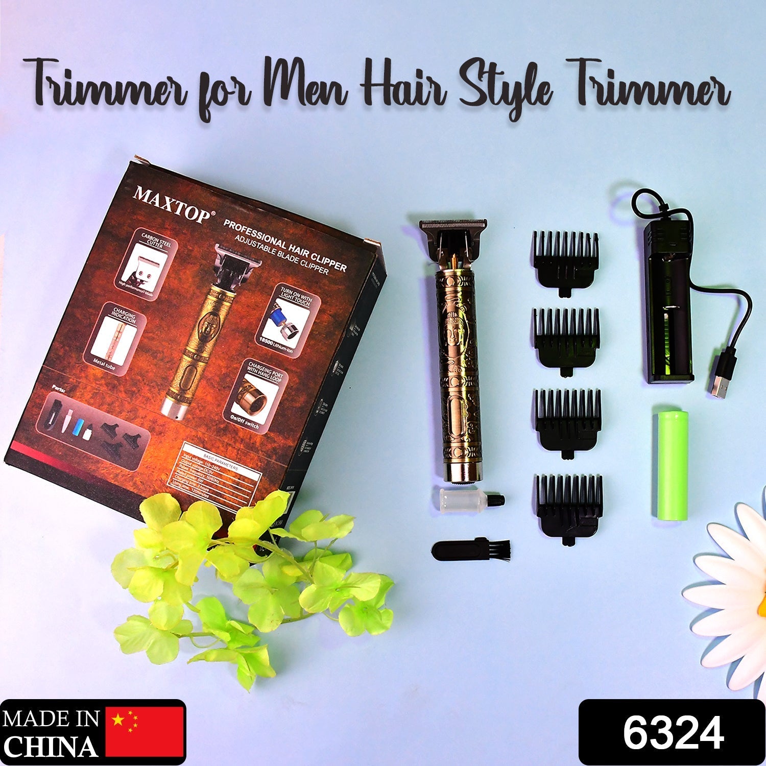 Hair clipper and shaver with adjustable settings Hair clipper and shaver with adjustable settings